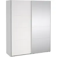 Ebuy24 Catania Schiebetürenschrank 2 Türen 180x220cm weiß.