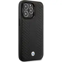 BMW Bmhmp14l22rfgk Iphone 14 Pro 6.1 Leather Diamond Pattern Handyhülle
