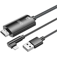 XO Hdmi Usb Lightning Kabel 1.8 M Silber Silber One Size