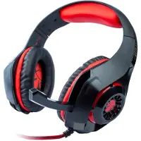Blade FT2005, Kabelgebunden, Gaming, Kopfhörer, Schwarz, Rot