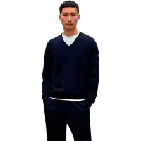 Ecoalf für Herren. MCMGAKNFERRO0666W24-161 Ferro Marino Pullover (M), Lässig, Nachhaltig, Marine, Recycelte Wolle