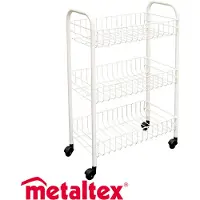 Metaltex Mehrzweckwagen (41 x 23 x 63 cm)