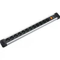 Bachmann CONNECT US 9-fach Schutzkontakt-Steckdosenleiste 2m Kabel mit Schalter