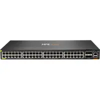 HP Aruba Networking Networking CX6300F 48-port 1GbE Class 4 PoE and 4-port SFP56 Switch, Managed, L3, Gigabit Ethernet (10/100/1000), Power over Ethernet (PoE), Rack-Einbau, 1U