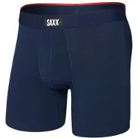 Saxx - Vibe Xtra Boxer Brief Fly - Kunstfaserunterwäsche Gr XXL blau