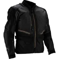 Leatt ADV Flowtour 5.5 wasserdichte Motorrad Textiljacke, schwarz, 2XL