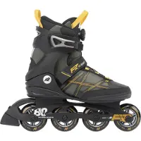 K2 Inline Skates F.I.T. 80 BOA grey - mustard Größe 41,5