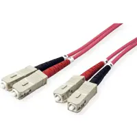 Divers Duplex Jumper SC-SC 50/125,OM4,LSZH,violett,3.0mm,5m