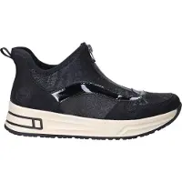 Rieker Damenschuhe Halbschuhe Slipper Schwarz Freizeit