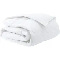 vidaXL Winterbettdecke 240 x 220 cm Winter Feder Weiß Atmungsaktiv