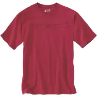 Carhartt - Dearborn Relaxed Logo T-Shirt - T-Shirt Gr S rot