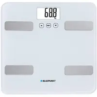 Blaupunkt BSM501, Elektronische Personenwaage, 150 kg, 100 g, Weiß, Quadratisch, Berührung