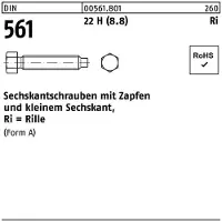 Reyher Sechskantschraube DIN 561 m.Zapfen AM 30 x 70 22 H (8.8)
