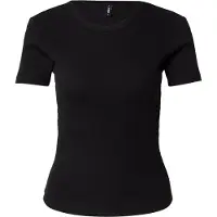 ONLY T-Shirt "T-Shirt ONLVAL LIFE O-NECK TOP 1er Pack", Damen, Gr. L, schwarz, Obermaterial: 95% Baumwolle CO. 5% Elasthan EL., Shirts T-Shirt