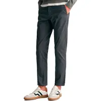 Gant für Herren. 1505220 Chino Slim Fit Tech Prep Hose dunkelgrau (40/34), Lässig, Baumwolle