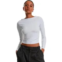 Urban Classics Ruffled Super Slim Langarm-t-shirt 2 Einheiten