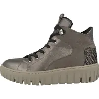 Waldlaufer Damen Stiefelette Livia taupe metallic 7,5
