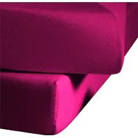 Fleuresse Betttuch "Colours", lila (cassis), B:220cm L:260cm, Mako-Satin, Obermaterial: 100% Baumwolle, Bettlaken, Betttuch, offenes Bettlaken