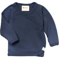 Engel - Baby-Wickelshirt - Merinolongsleeve Gr 62/68 blau