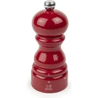 Peugeot Salzmühle PARIS 12cm Passionsrot Buchenholz Lackiert Zirkonia-Mahlwerk