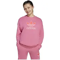Adidas Sweatshirt Trefoil JV8571 Rosa Loose Fit
