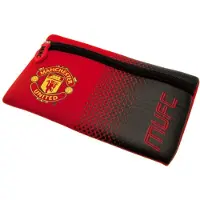 Manchester united FC - Ausgeblichen - Schreibmäppchen - Neopren BS4400 (Einheitsgröße) (Rot/Schwarz)