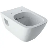 Geberit Selnova Square - Wand WC, Wandmontage, 530x360 mm, Spülrandlos, Weiß 501.546.01.1