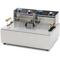 Maxima - Gastro Fritteuse - 15 l - 1 Korb - Bis zu 3 kg Pommes