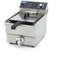 Maxima - Gastro Fritteuse - 13 l - 1 Korb - mit Ablasshahn