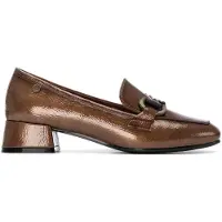 Carmela für Damen. 16253902-TAUPE Leder Mokassins 162539 braun (39), 3 bis 5 cm, Keine, Lässig