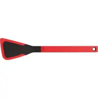 Woll Cook it Pfannenwender mit verstärktem Kern, Silikon, Robuster Bratpfannenwender mit flexiblem Silikon, 1 Wender