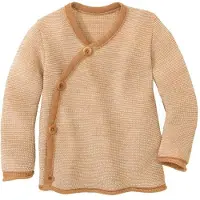 Disana - Kid's Melange-Jacke - Merinojacke Gr 62/68 beige