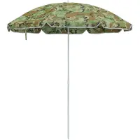 vidaXL Gartensonnenschirm 263 x 263 x 272 cm 170T Polyester Tarnung