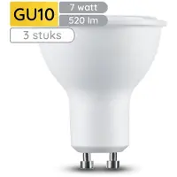 Technik GU10 LED-Spot 7W 520lm 6000K tageslichtweiß 3 Stück