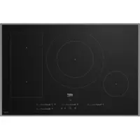 Beko Induktions-Kochfeld "HII 84700 UFTX", grau (silberfarben), B:78cm T:52cm, Kochfelder, Schnelle Induktionstechnologie für punktgenaues Kochen, Induktions-Kochfeld