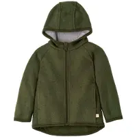 Disana - Kid's Walk-Jacke Zipp - Wolljacke Gr 74/80 oliv