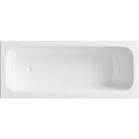Deante PRIZMA - Acryl-Badewanne, zum einbauen - 140 cm - weiβ - 1395 x 700 x 410 x 305 mm
