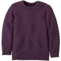 Disana - Kid's Aran-Pullover - Wollpullover Gr 122/128 lila