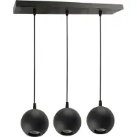 Enovalite LED Pendelleuchte 21 W schwarz