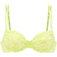 Venice beach Bügel-Bikini-Top "Peony", Damen, Gr. 38, Cup C, grün (lime), Recycling-Polyester, Strukturmuster, Bikini-Oberteile Bügel-Bikini-Top, aus modischer Strukturware