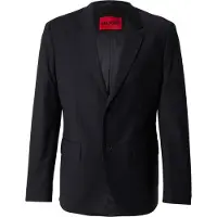 HUGO für Herren. 50540159 Blazer Karl schwarz (52), Lässig, Party, Klassisch, Polyester
