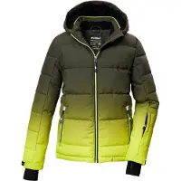 Killtec Jungen Skijacke/Ski-Steppjacke mit Kapuze und Schneefang KSW 382 BYS QLT