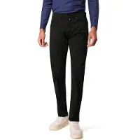 Pierre Cardin 5-Pocket-Hose "PC-Lyon", Herren, Gr. 30, Länge 30, schwarz, Web, Obermaterial: 97% Baumwolle, 3% Elasthan, weit, unten schmal lang, Hosen 5-Pocket-Hose, Tapered fit