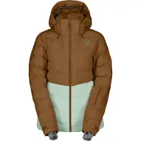SCOTT SCO Jacket Ws Ultimate Warm bread brown/fresh green EU XL