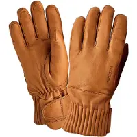Hestra - Idre Wool 5 Finger - Handschuhe Gr 9 orange