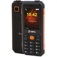 Olympia Active Outdoor, Balken, Dual-SIM, 6,1 cm (2.4"), Bluetooth, 1800 mAh, Schwarz, Orange