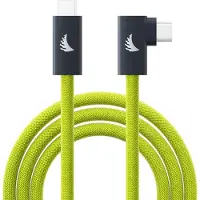 Angelbird USB-C 3.2 Solid Flex Tether Cable Right-Angle Lime - Kabel - Digital/Daten