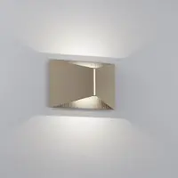 HELESTRA LED-Wandleuchte VID, hellbraun, up/down, IP65