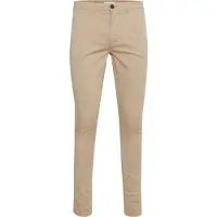 Casual Friday Chinohose "Chinohose CFViggo", Herren, Gr. 38, Länge 32, beige (sand clay), Obermaterial: 97% Baumwolle CO. 3% Elasthan EL., Hosen Chinohose
