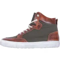 Helstons Kobe Canvas Armalith Leather Gold Blau Schuhe Größe 41